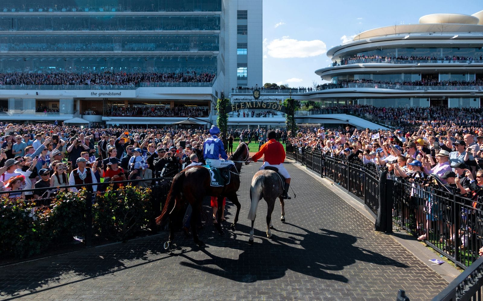 A crowd at an Australian race meeting. The autumn and spring carnivals at Royal Randwick concentrate the suburb's premium weekends into a handful of dates.